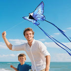 Cometas para niños y adultos, juego de cometas de playa para principiantes, paquete de cometas grandes y fáciles de volar para niños y niñas, incluye cuerda de cometa, perfecto para actividades al