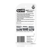 GUM Soft-Picks Advanced, Palillos Dentales Fáciles de Usar para la...