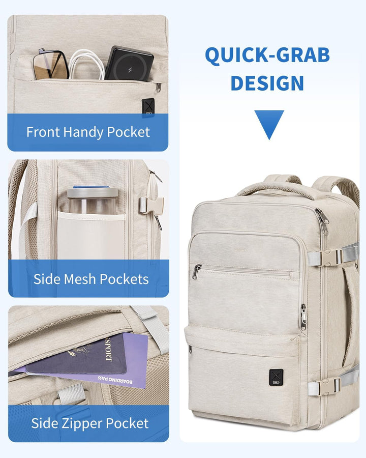 WANDF Mochila de viaje para Spirit Airlines bolsa de artículos pers...