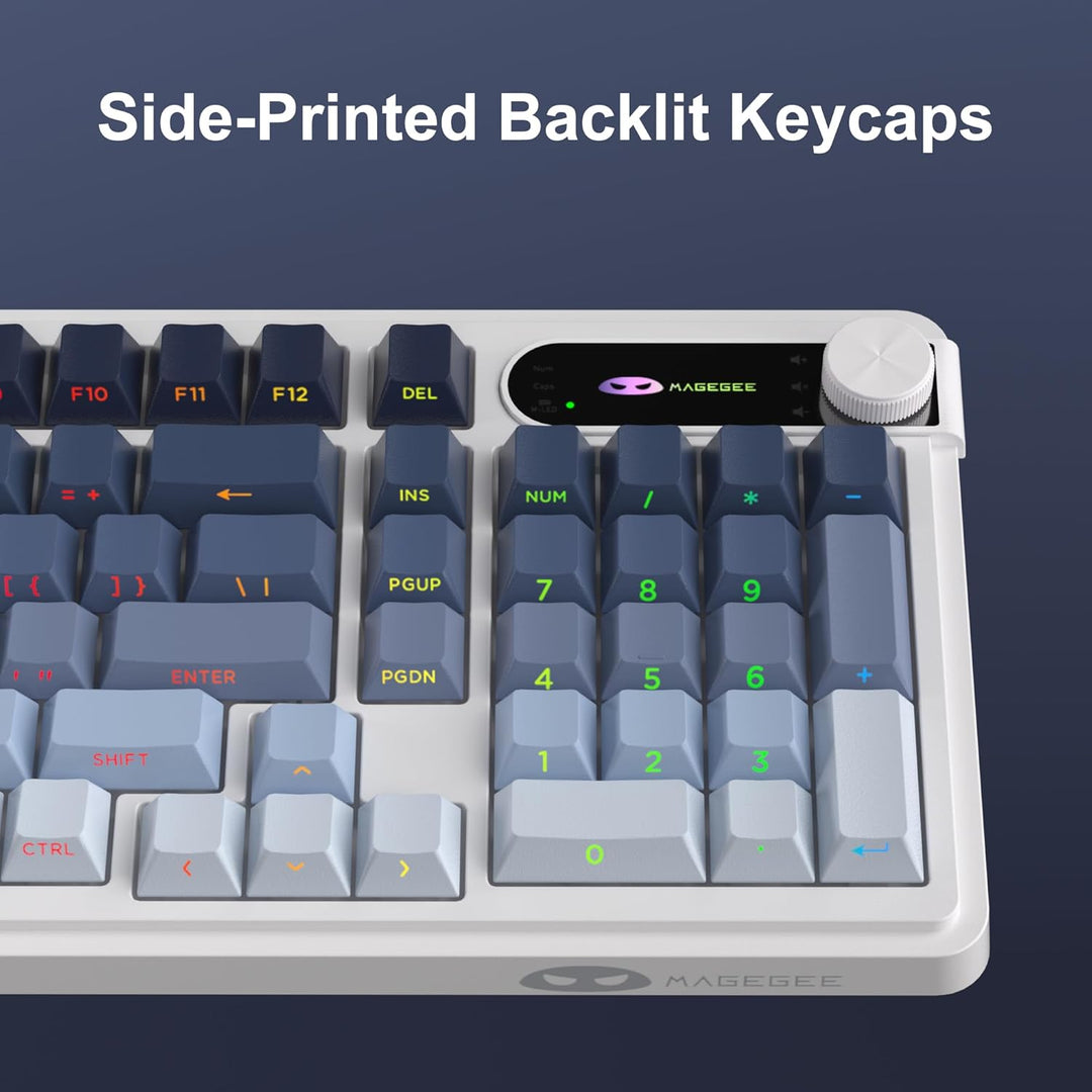 MageGee GK960 Teclado inalámbrico, 98 teclas Tri-Modo BT\/2.4G\/Tec...
