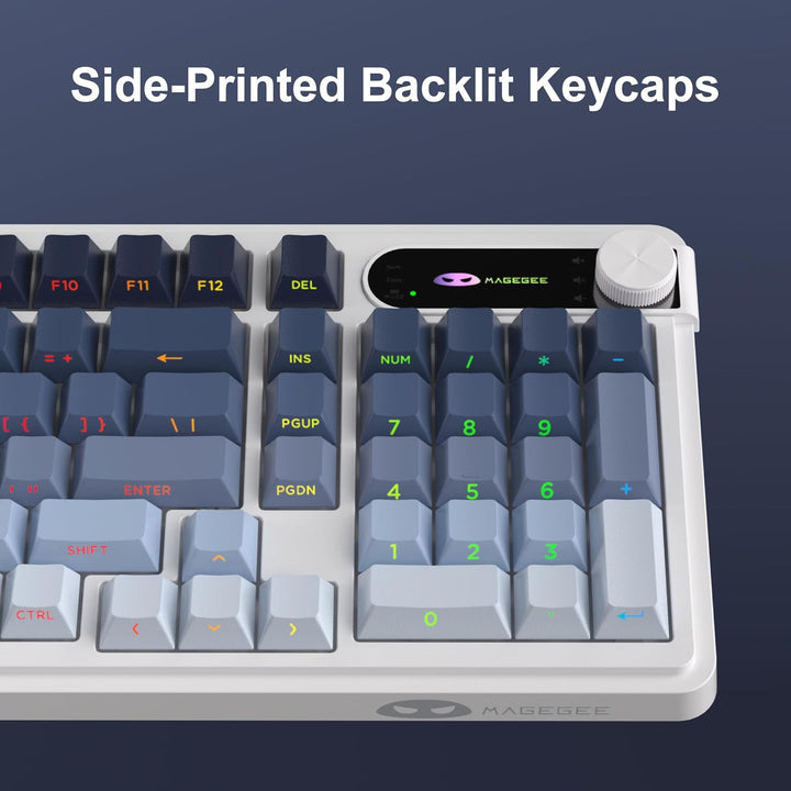 MageGee GK960 Teclado inalámbrico, 98 teclas Tri-Modo BT\/2.4G\/Tec...
