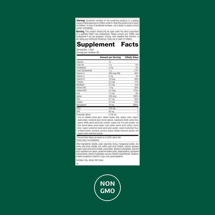 Standard Process General Health Pack - Suplemento multivitamínico y...