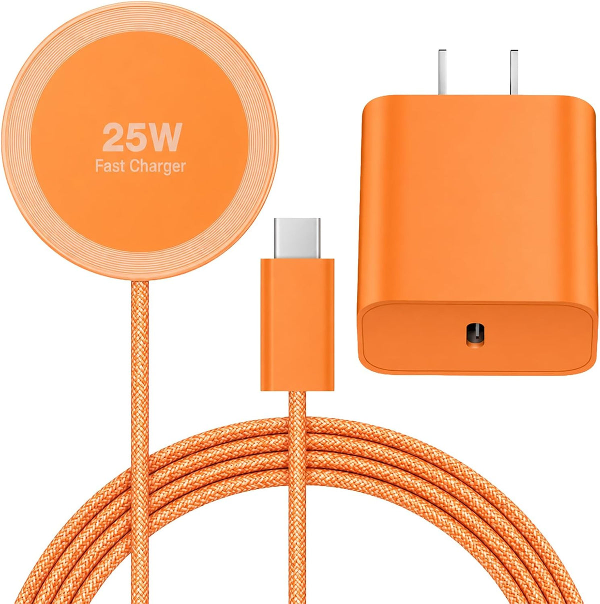 Cargador inalámbrico magnético de 25 W Almohadilla de carga rápida (1