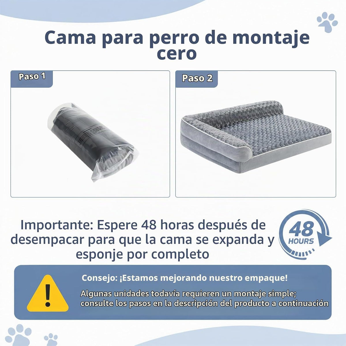 Cama ortopédica lavable para perros, sofá para dormir para perros