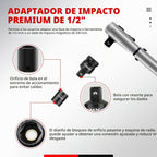Juego de Dados Magnéticos de 3/8 de pulgada para llave de impacto, 14 piezas métricas, 7mm-19mm, 6 puntos, Cr-Mo, enclavamiento cuadrado, dado magnético con adaptador y rail magnético
