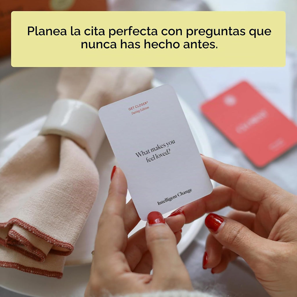Intelligent Change Edición de citas para acercarse más Juego de cartas con iniciadores de conversación - Juegos de preguntas y respuestas - Divertido juego de cartas para parejas en citas, actividad
