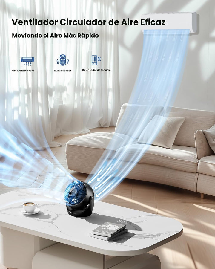 Gaiatop - Ventilador de escritorio, ventiladores eléctricos portáti...