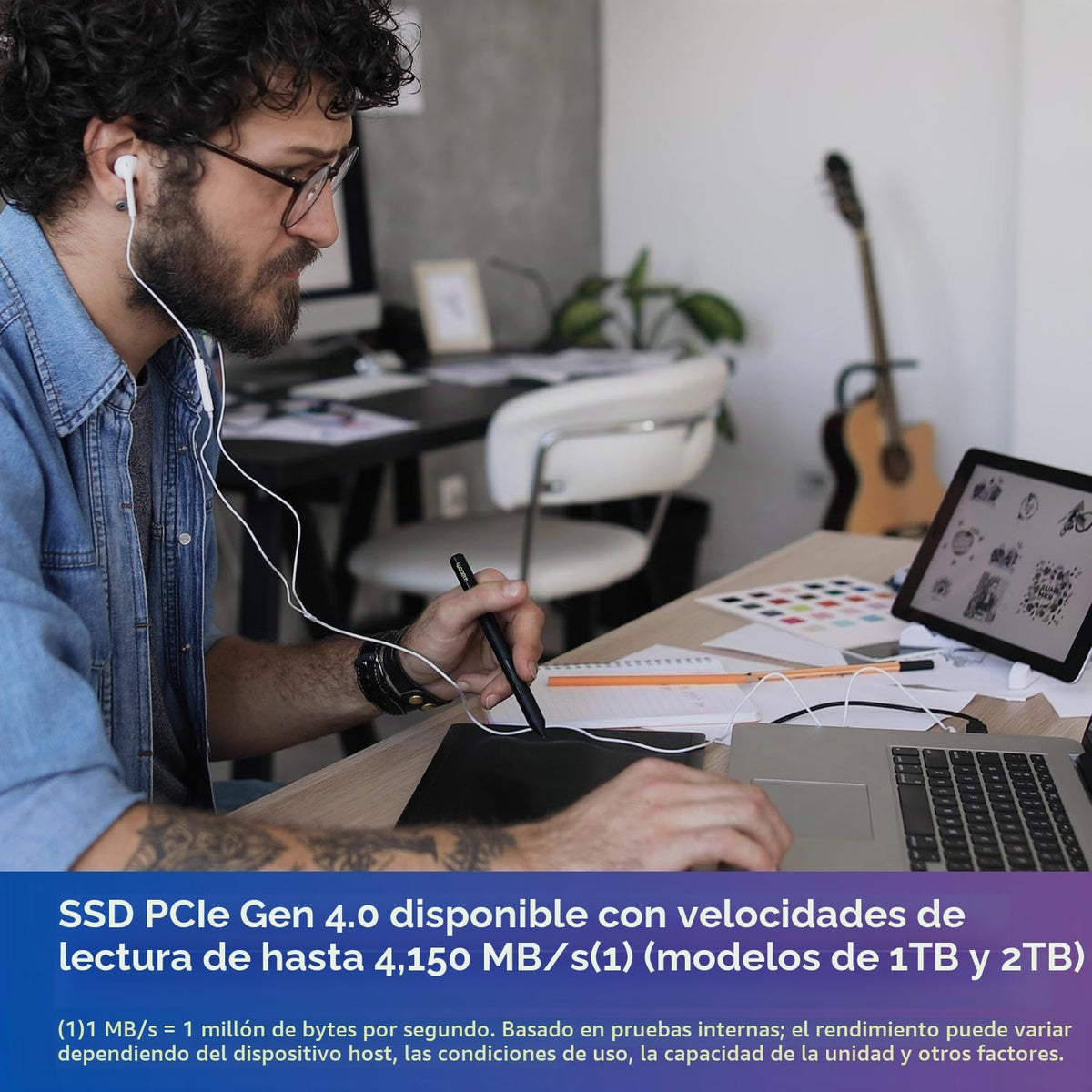 Western Digital SSD de estado sólido interno NVMe WD Blue SN580 de...