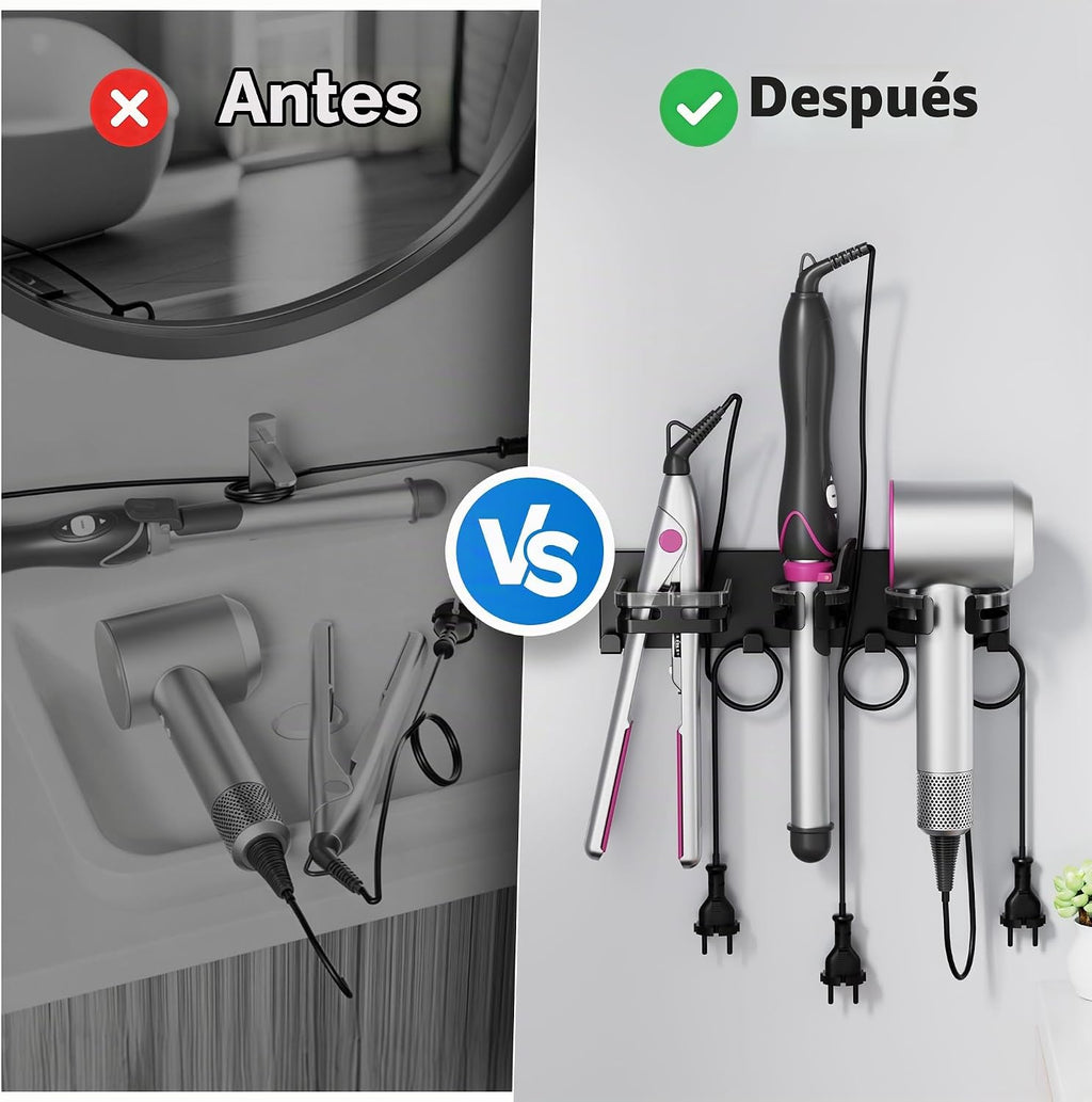 Organizador de herramientas para cabello caliente, soporte de