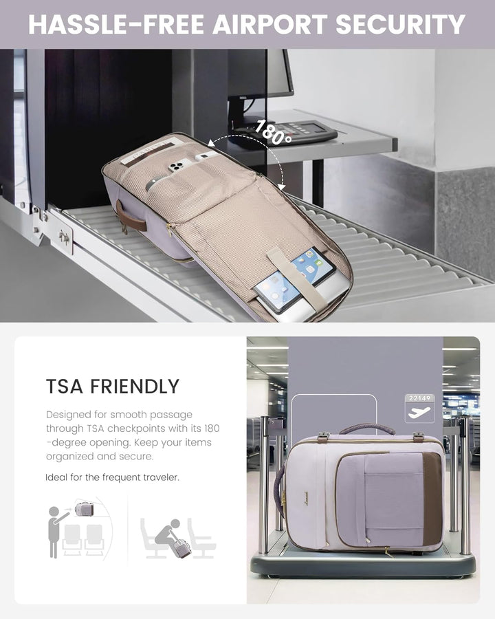 LOVEVOOK Mochila de viaje para mujeres y hombres, mochila de mano y...