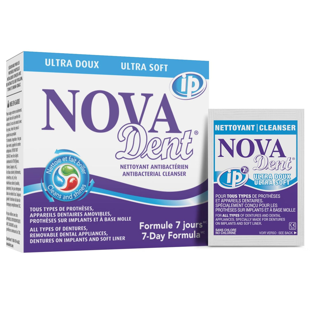 Novadent Limpiador de prótesis \u2013 IP Ultra Soft \u2013 3 Meses...