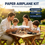 Kit de avión de papel de DIY RC, kit de motor de avión de papel Rc