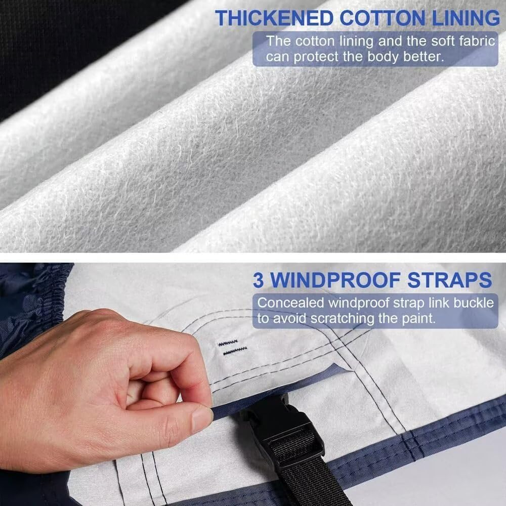 Kaugung Funda de automóvil de ajuste personalizado para BMW Serie 5 M5 528i 530 530i 535i 540i (1988-2026), resistente al agua para todo tipo de clima, protección exterior completa transpirable con