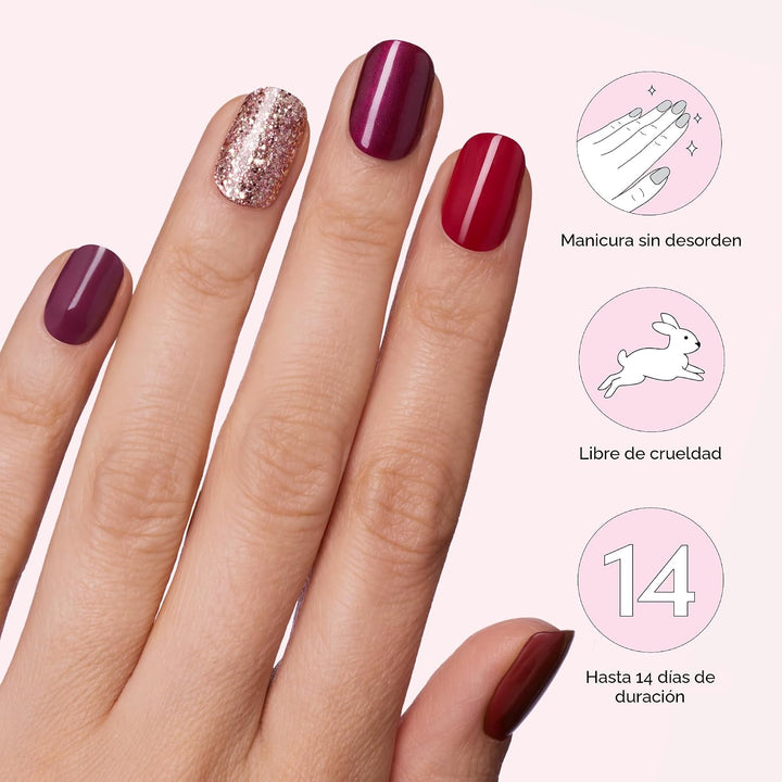 Dashing Diva Kit de Tiras para Uñas con Brillo 5 en 1 - Lo Mejor de...