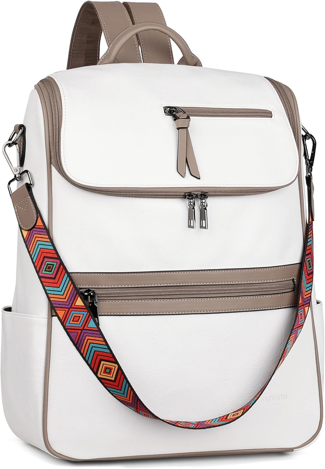 FADEON Mochila para computadora portátil para mujer, mochila de via...