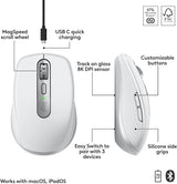 Logitech MX Anywhere 3S para Mac, mouse Bluetooth inalámbrico compa...