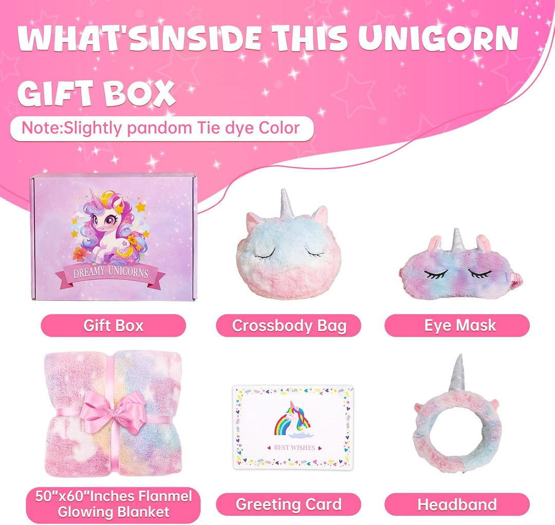 Jenria Regalo de unicornio para niñas, regalos de cumpleaños para n...