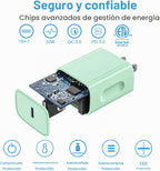 Cargador de carga rápida para iPhone 17, 16, 15, paquete de 3+3 cargadores tipo C, con cable extralargo de 10 pies para iPhone Air/17/17 Plus/17 Pro/17 Pro Max/16/16 Plus/16 Pro/16 Pro Max/15 Pro Max