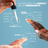 Eva Naturals Trifecta Set de Suero Facial \u2013 Retinol, Vitamina...