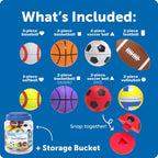 Learning Resources Snap-n-Learn - Moldeadores deportivos - Juguetes...
