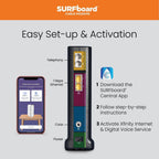 T25 Surfboard Cable Modem DOCSIS 3.1800 Mbps Max Servicio de Internet para Comcast