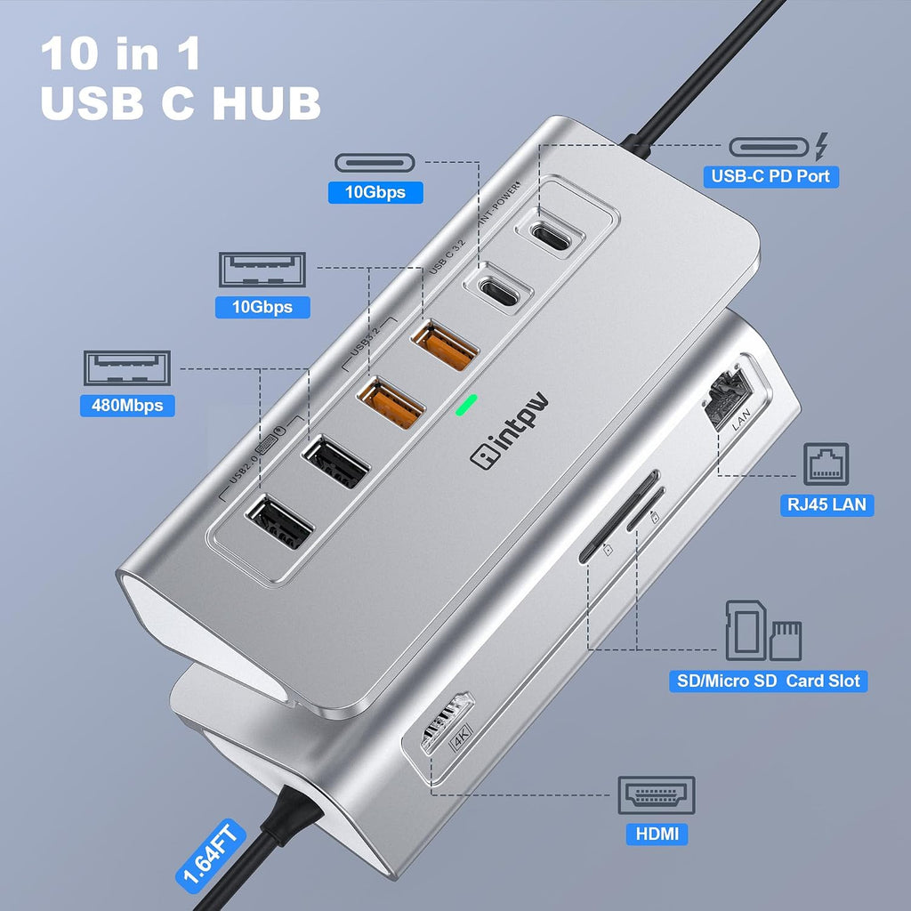 intpw, P9R, hub USB 2.0