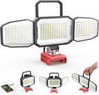 Luz de trabajo LED compatible con batería Milwaukee 18V, 150W 15000LM