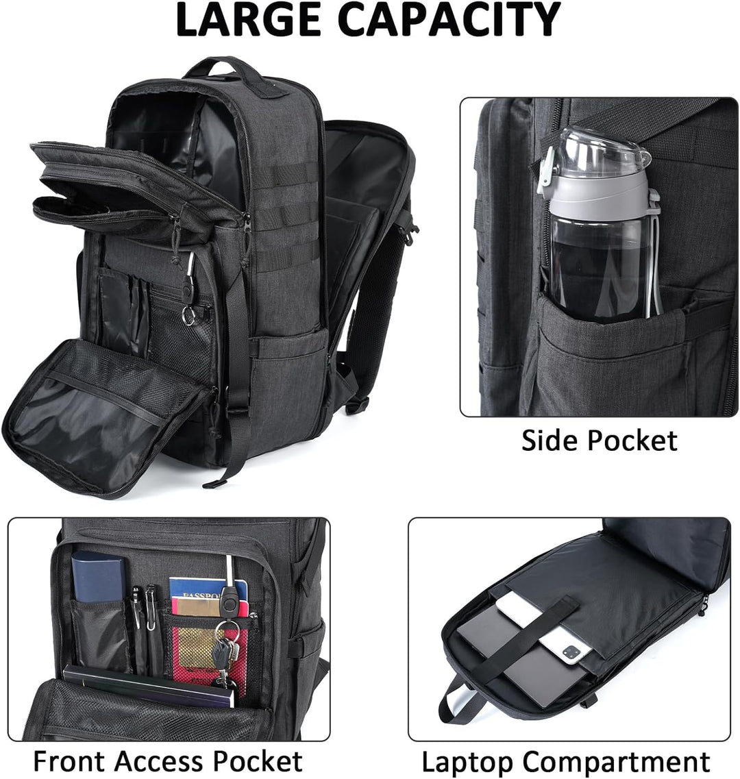 MATEIN Mochila para laptop de 17 pulgadas, mochila táctica militar...