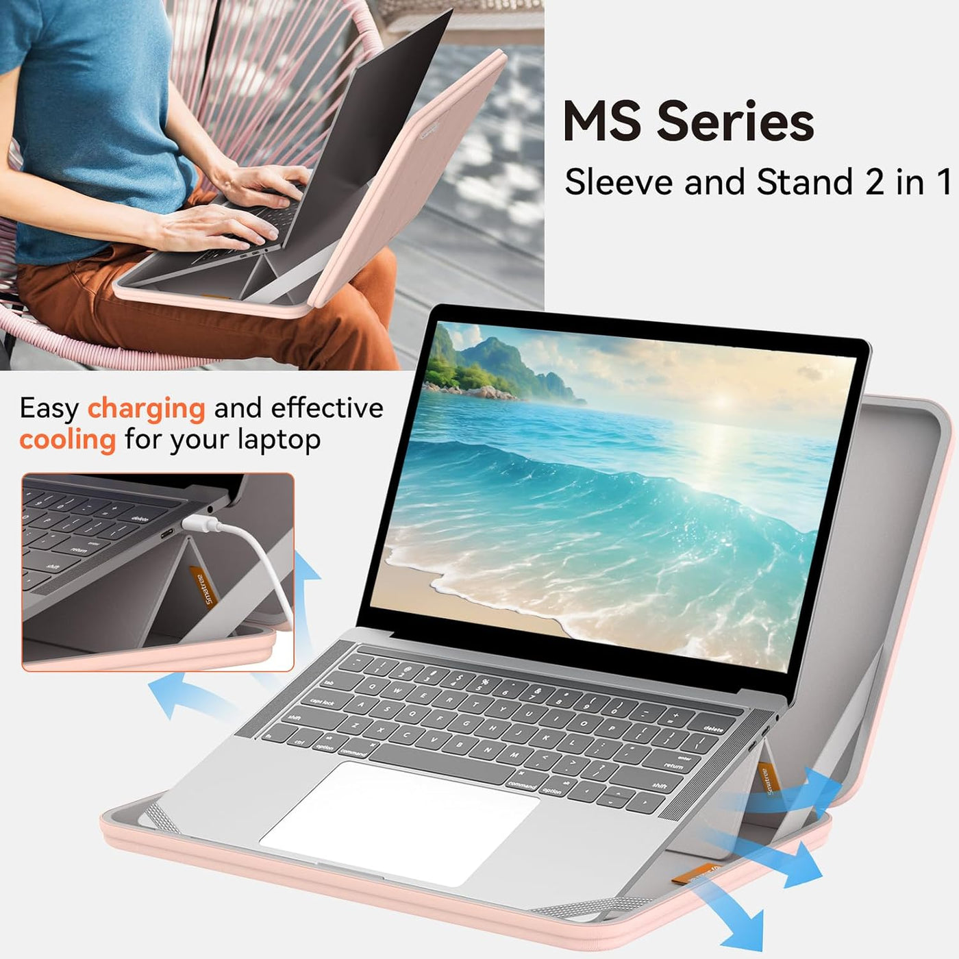 Smatree MS89T - Funda protectora rígida de EVA con soporte compatib...