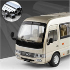 1 24 para Toyota Coaster Bus Aleación Modelo de coche