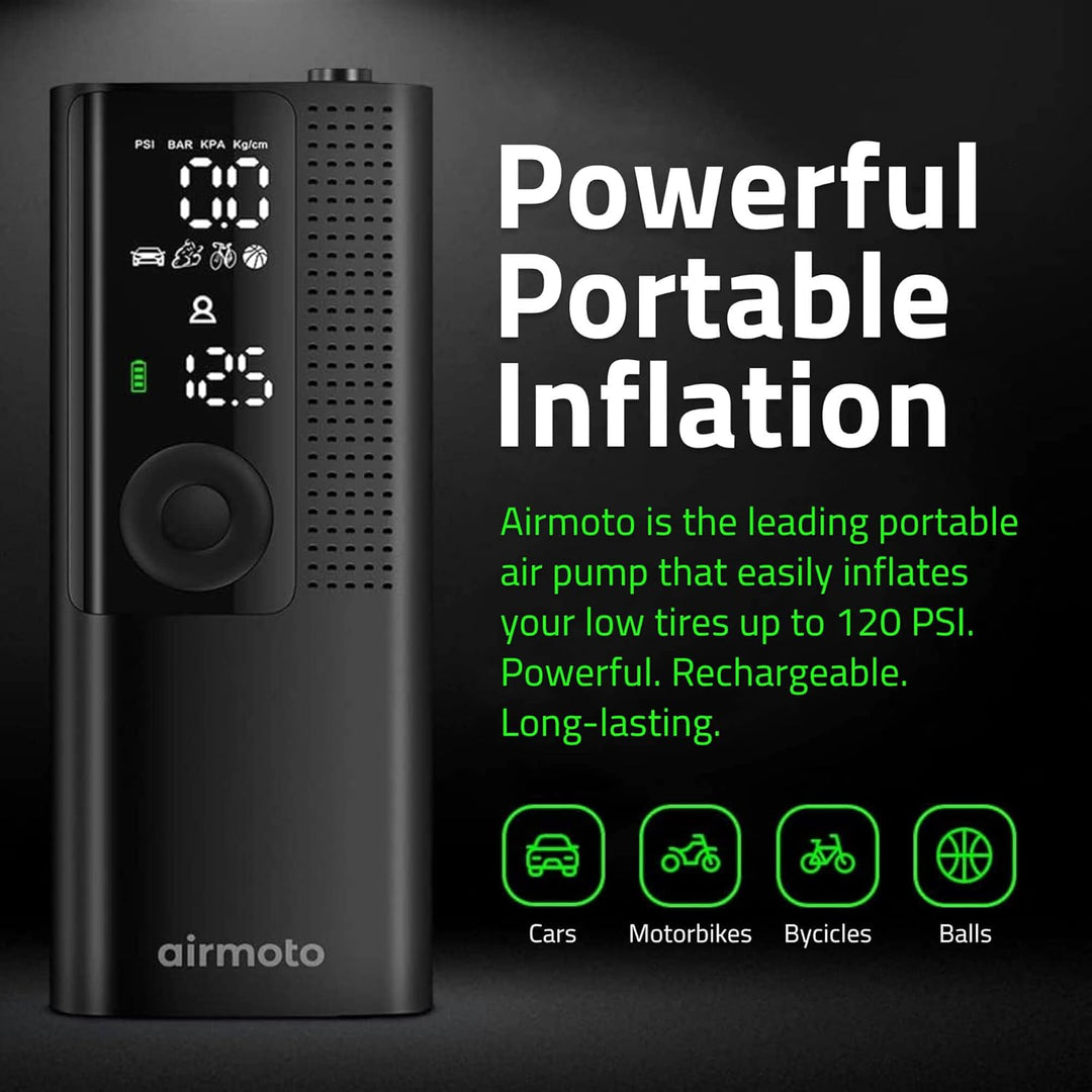 Airmoto and Power Kit - Paquete de 3 unidades - Inflador de neumáti...