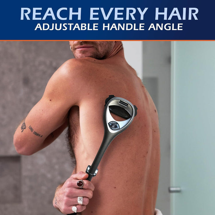 Afeitadora de espalda baKblade 2.0 SilverBak para hombres: afeitado...