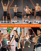 Tabla de Flexiones Push Up, Tabla de Flexiones Portátil, Barra de Flexiones Plegable 20 en 1