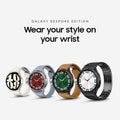 Samsung Galaxy Watch 6 Bespoke Edition - Reloj inteligente con Bluetooth exclusivo de 1.73 pulgadas, salud, fitness, sueño, rastreador de recursos humanos, batería mejorada, cristal de zafiro, versión estadounidense, correa plateada con hebilla D, azul