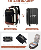 LOVEVOOK Mochila de viaje para mujer y hombre, Mochilas de viaje