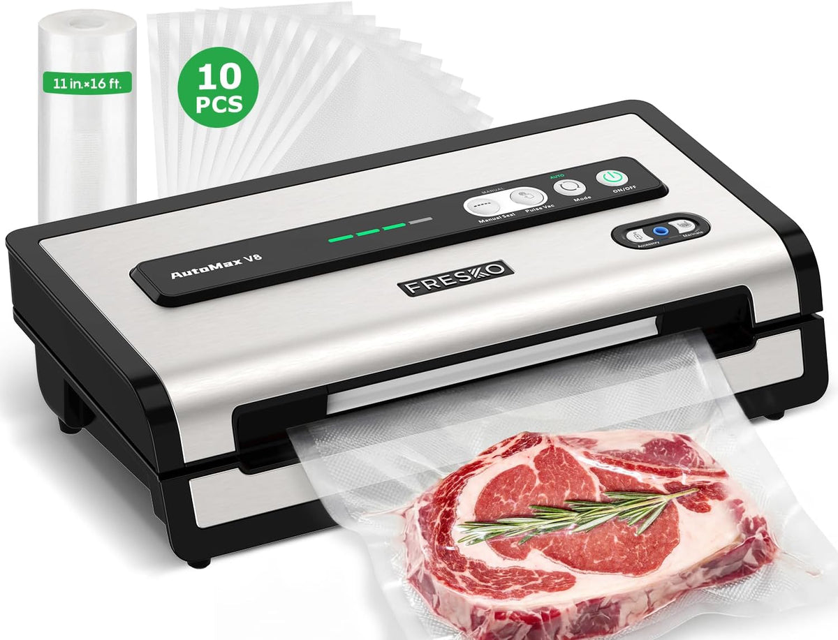 FRESKO Sellador de vacío automático para alimentos, sello continuo 40