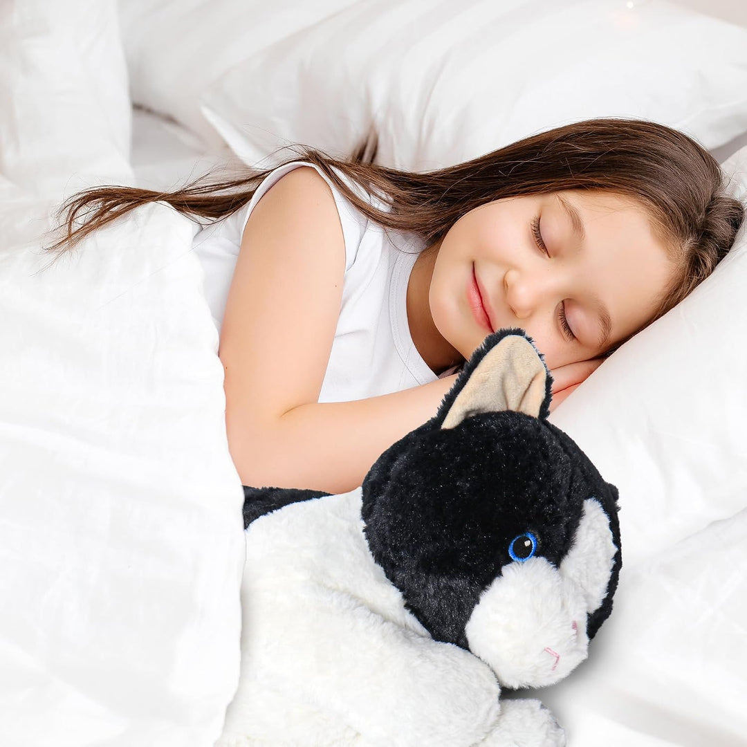Wepop Animales de Peluche con Peso de 5 Libras, Peluche de Gato Gra...