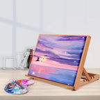 Mesa caballete de dibujo de madera con 5 posiciones para dibujo y bocetado