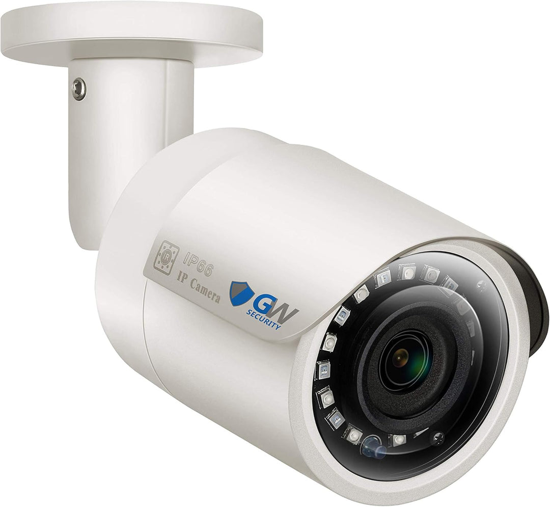 GW Security Sistema de cámara de seguridad de audio y video POE de...