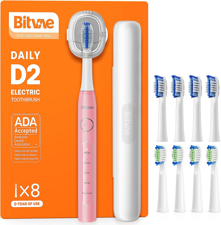 Cepillo de dientes eléctrico aceptado por la ADA Bitvae, cepillo de...