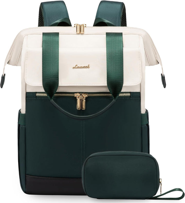LOVEVOOK Mochila para laptop para mujer, mochila de trabajo convert...