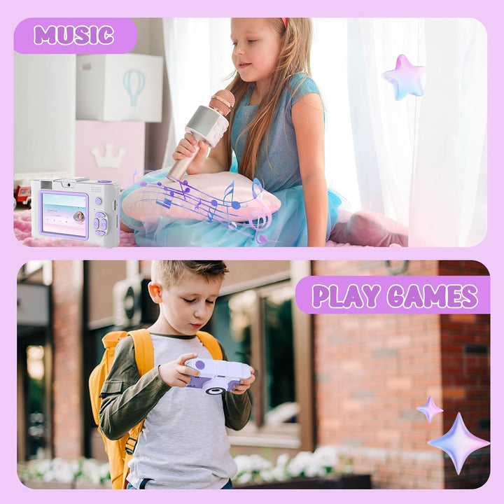 Cámara infantil de 50.0 megapíxeles para niños de 5 a 13 años con W...