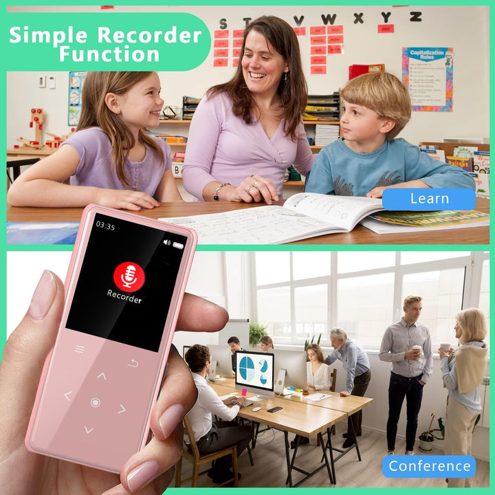 Reproductor MP3 de 64 GB con Bluetooth 5.2, reproductor de música A...