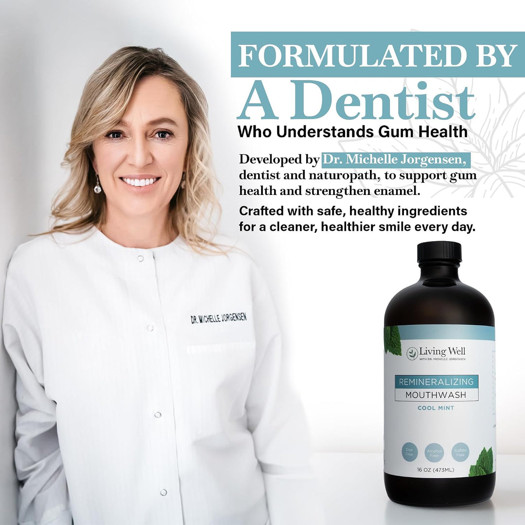 Viviendo Bien con la Dra. Michelle Enjuague bucal remineralizante d...