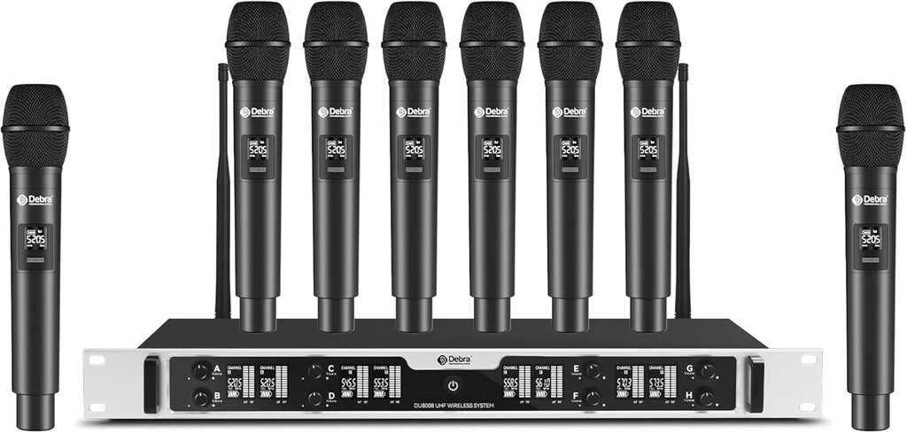 Sistema de micrófono inalámbrico Debra Pro, 8 De mano
