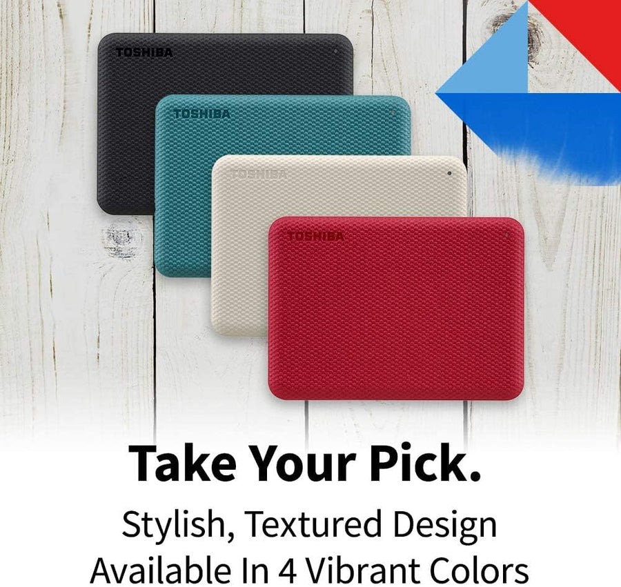 Toshiba Canvio Advance - Disco duro externo portátil de 4 TB USB 3....
