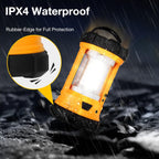 Lámpara CT CAPETRONIX Linterna de campamento, luz brillante de campamento de 3200 lúmenes, linterna LED recargable de 4600 mAh para cortes de energía, 5 modos de luz, lámpara de campamento para pesca, huracán