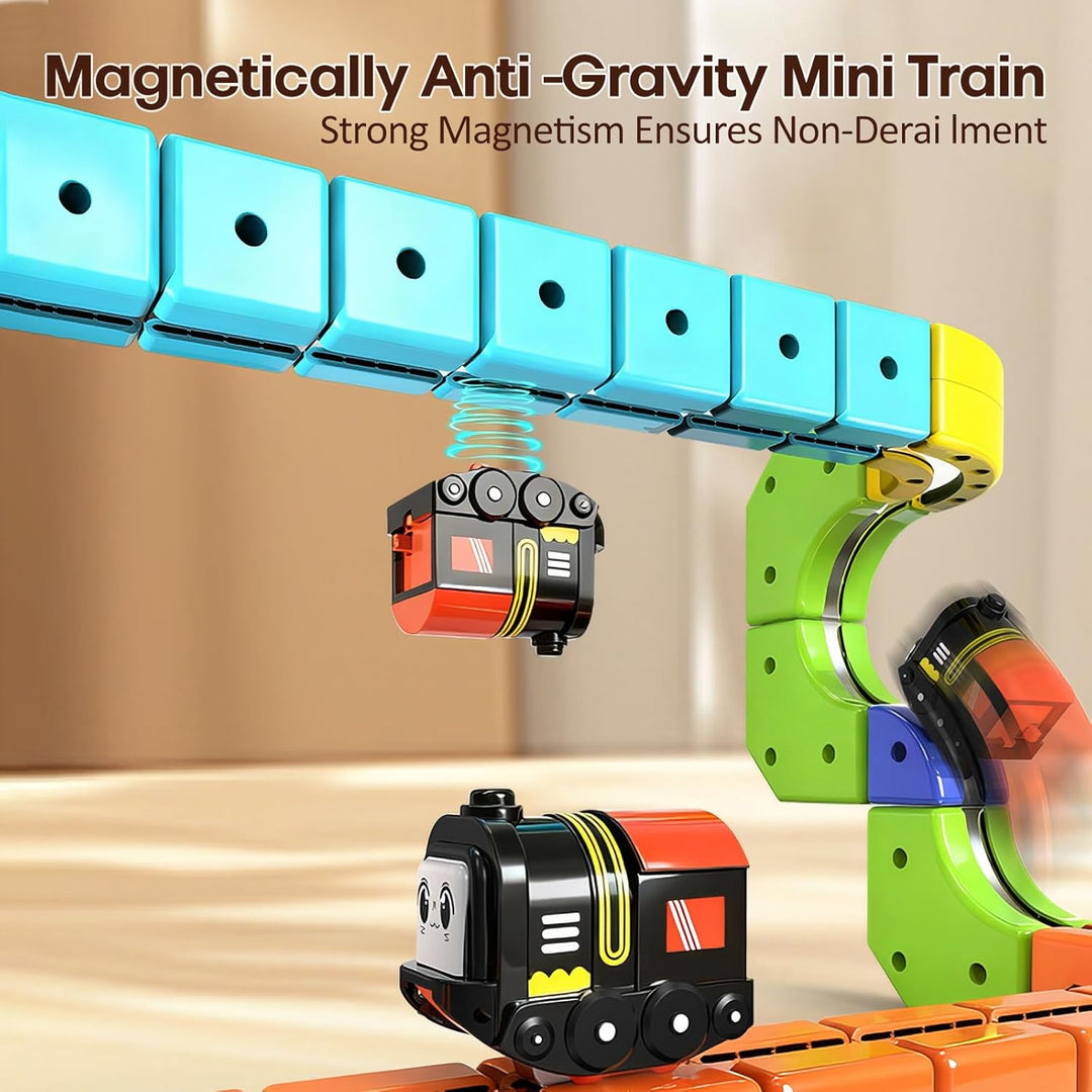 Juego de tren eléctrico  22 piezas flexible 3D que desafía
