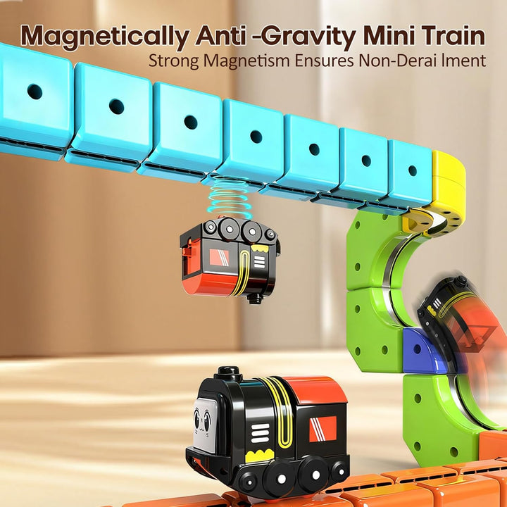 Juego de tren eléctrico  42 piezas flexible 3D que desafía