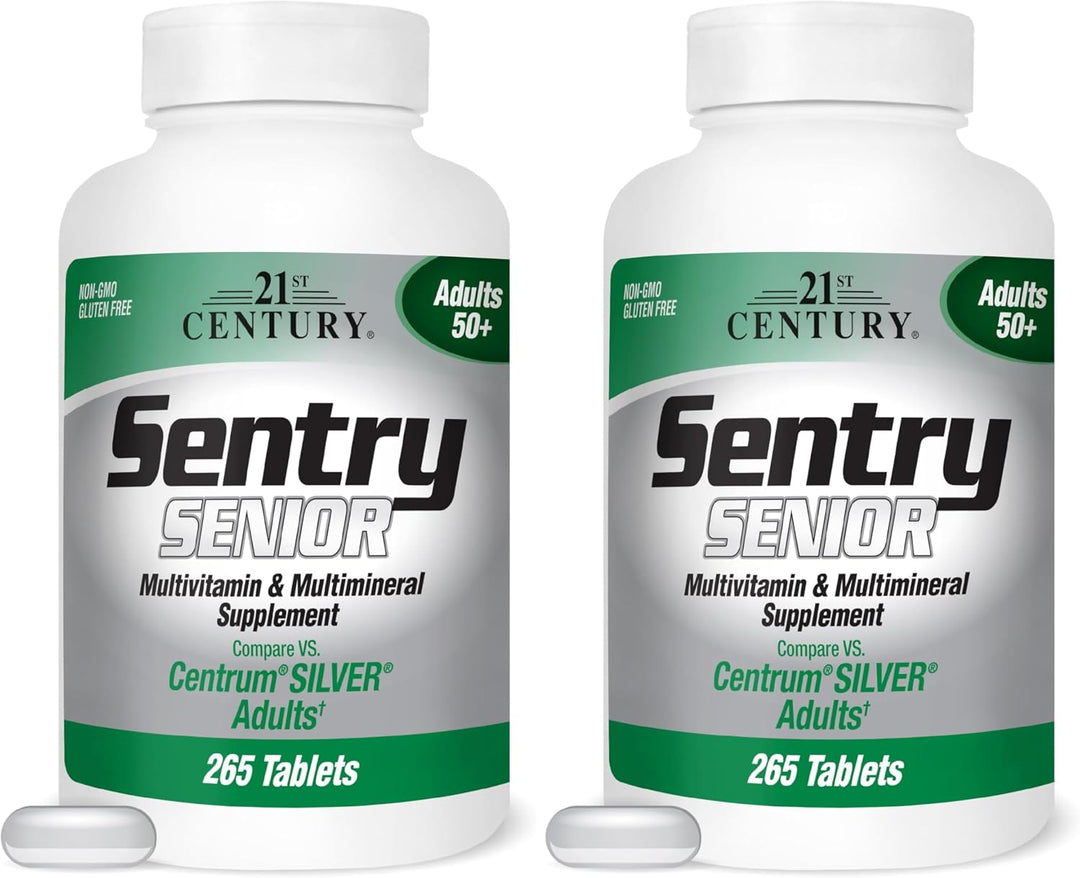 21st Century Sentry - Tabletas para personas mayores, 265 unidades...